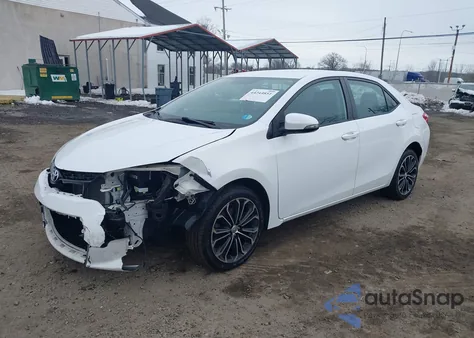 2014 Toyota Corolla S Plus из США, поврежденный, VIN 2T1BURHE0EC191238